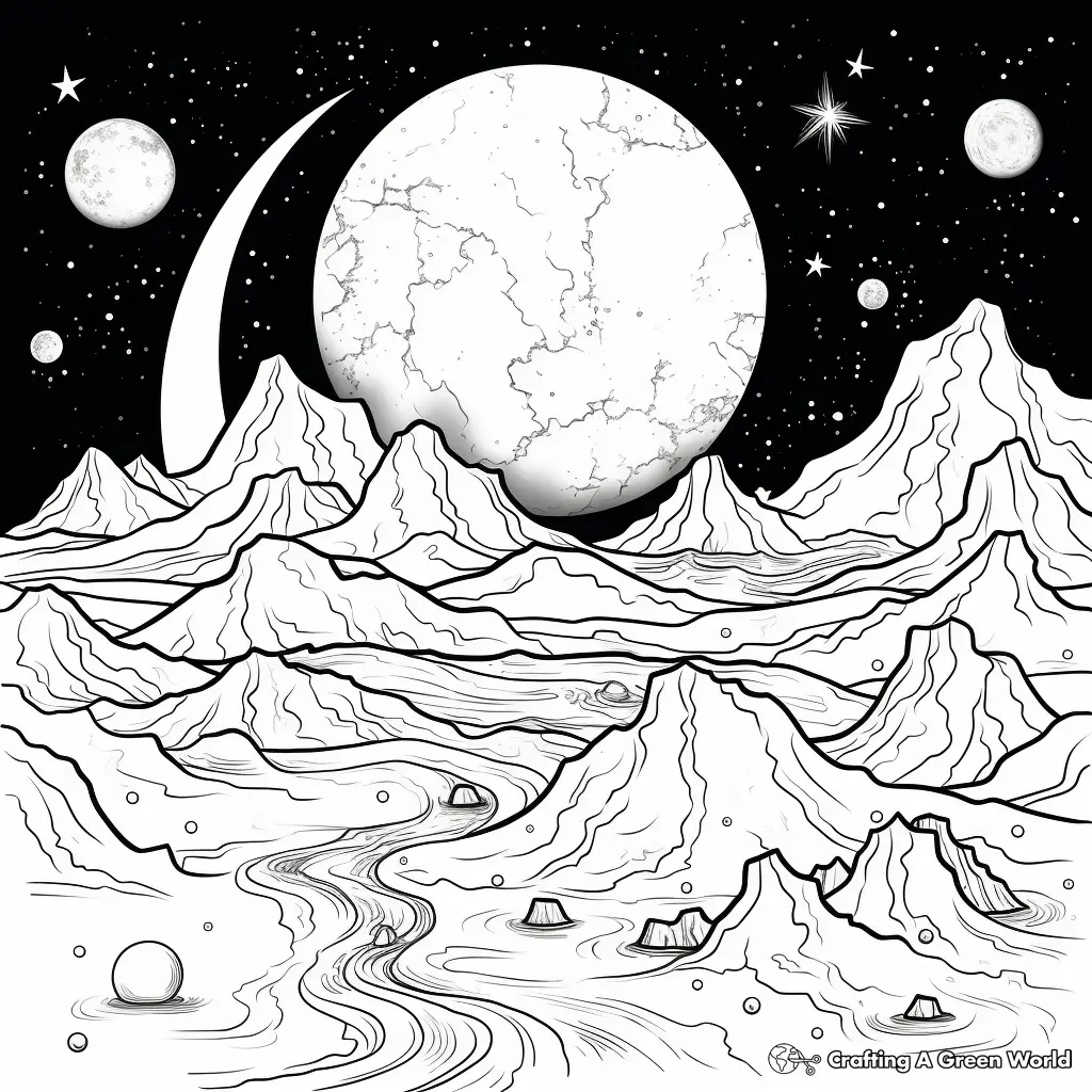 Milky Way Coloring Pages 21