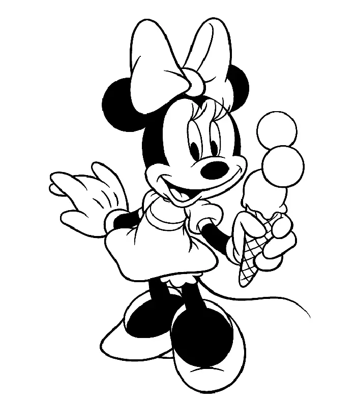 Minnie Mouse Ausmalbilder 32