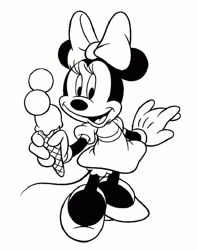 Minnie Mouse Ausmalbilder 4
