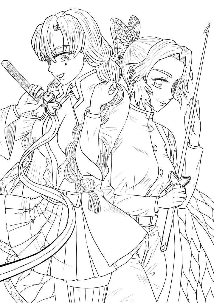 Mitsuri Para Colorear 6