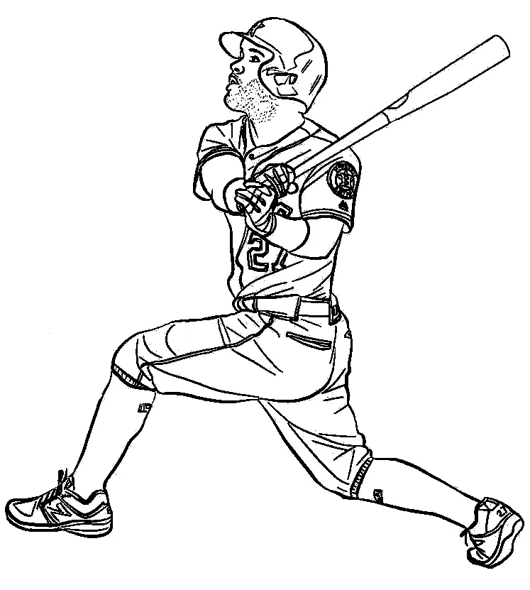 MLB Coloring Pages 9