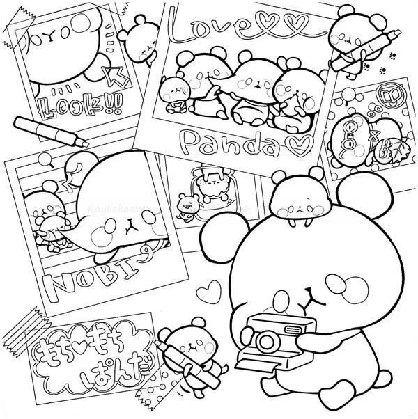 Mochi Para Colorear 13