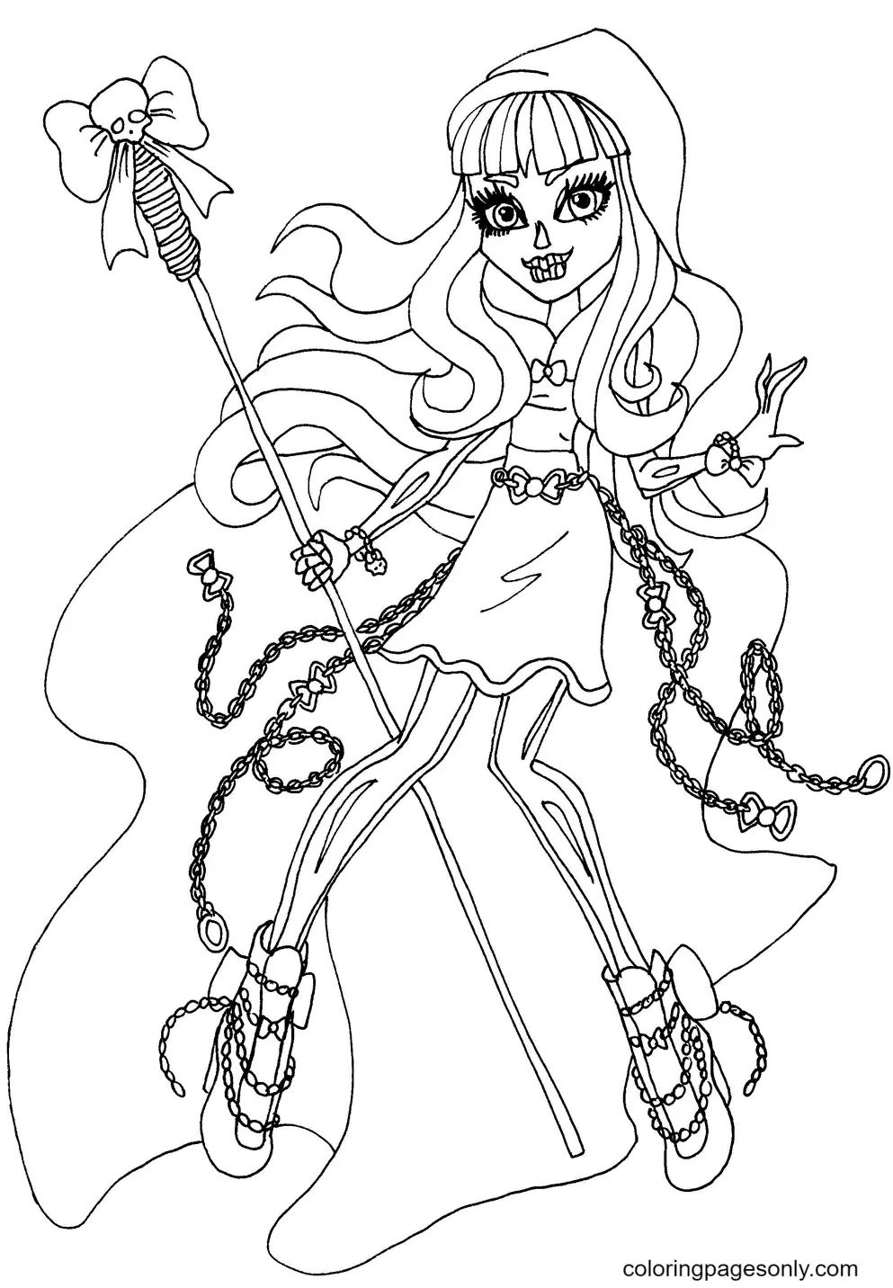 Monster High Coloring Pages 31