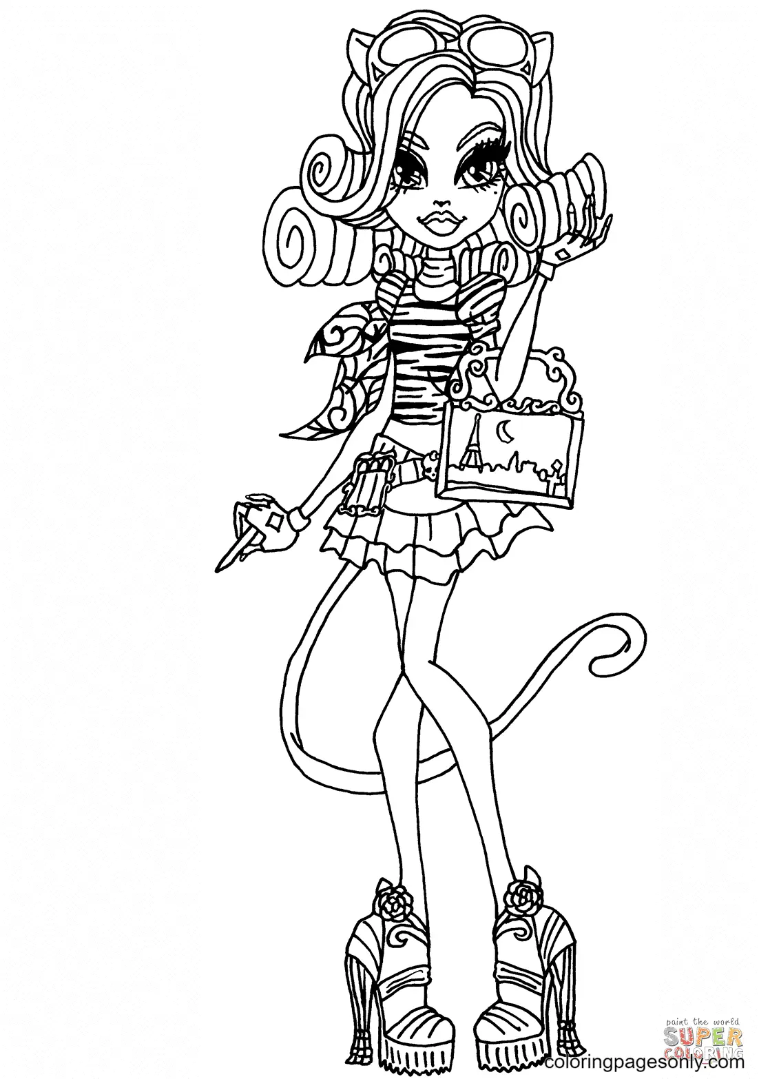 Monster High Coloring Pages 49
