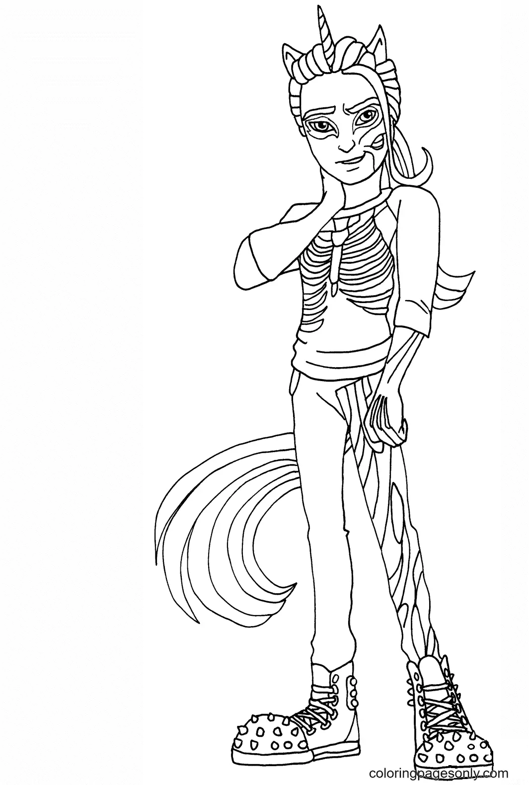Monster High Coloring Pages 50
