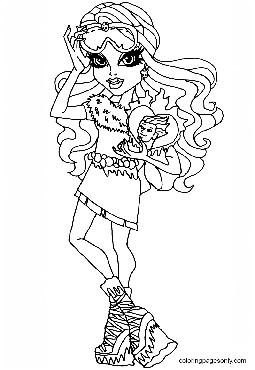 Monster High Coloring Pages 72