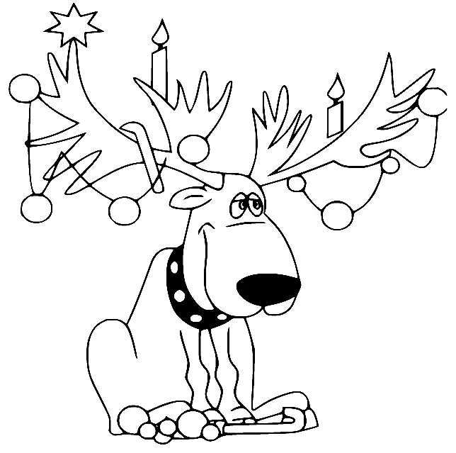 Moose Coloring Pages 52