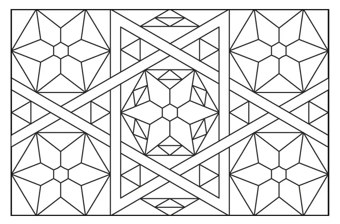 Mosaic Coloring Pages 9