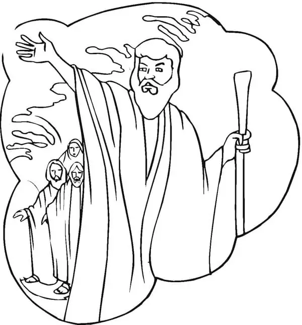 Moses Ausmalbilder 23