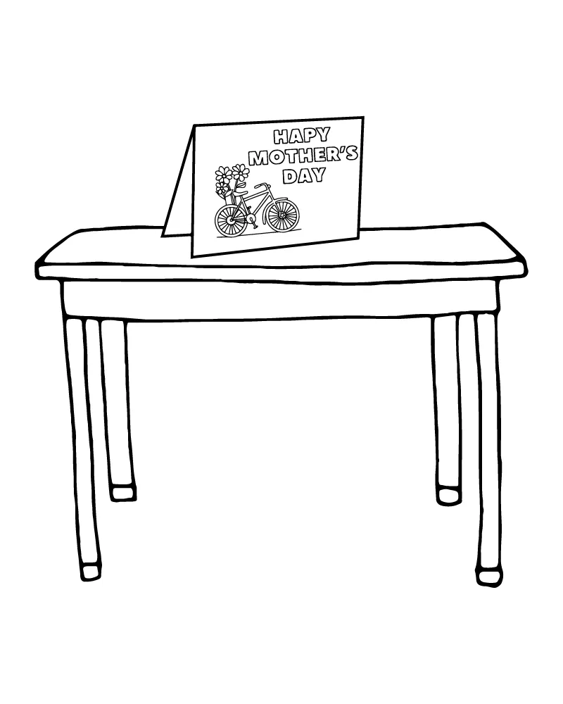 Mother s Day Cards Coloring Pages 9