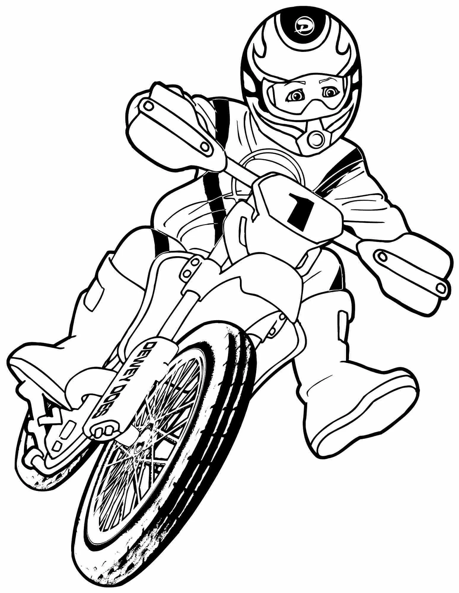 Motorrad Ausmalbilder 41