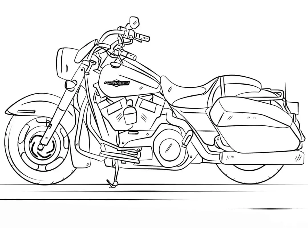 Motorrad Ausmalbilder 52