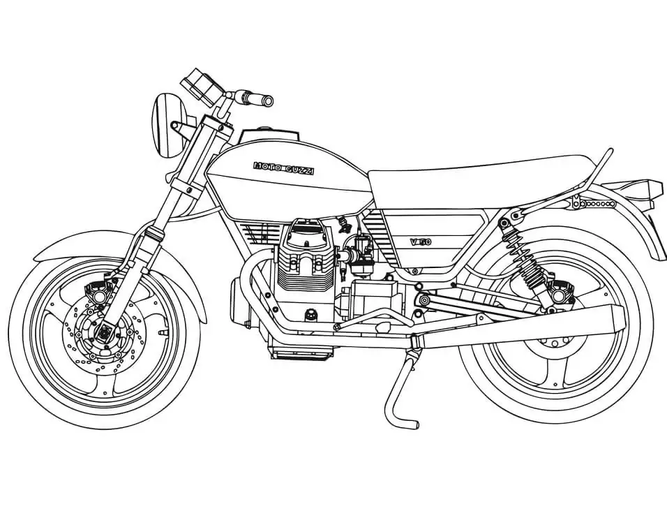 Motorrad Ausmalbilder 55