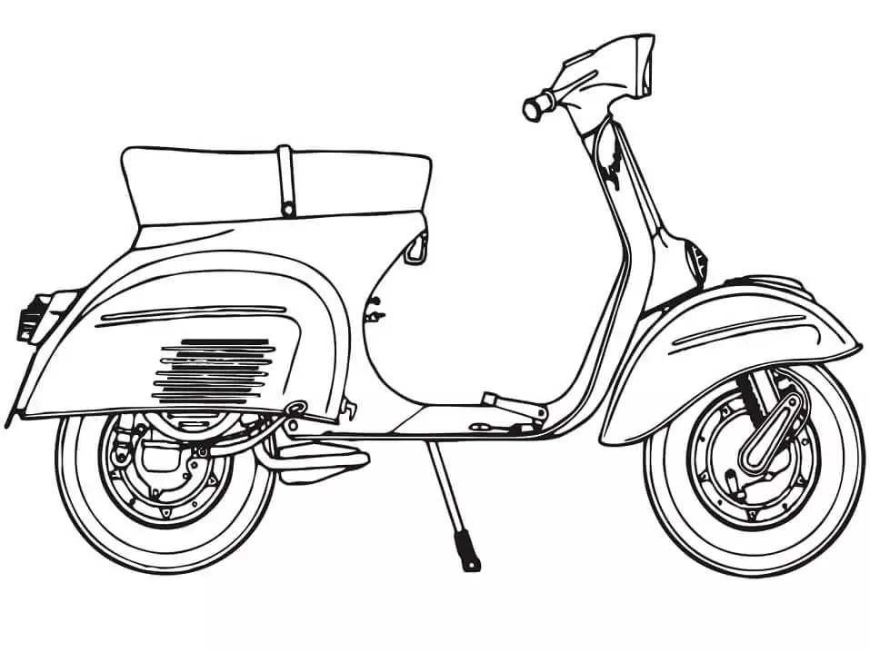 Motorrad Ausmalbilder 57