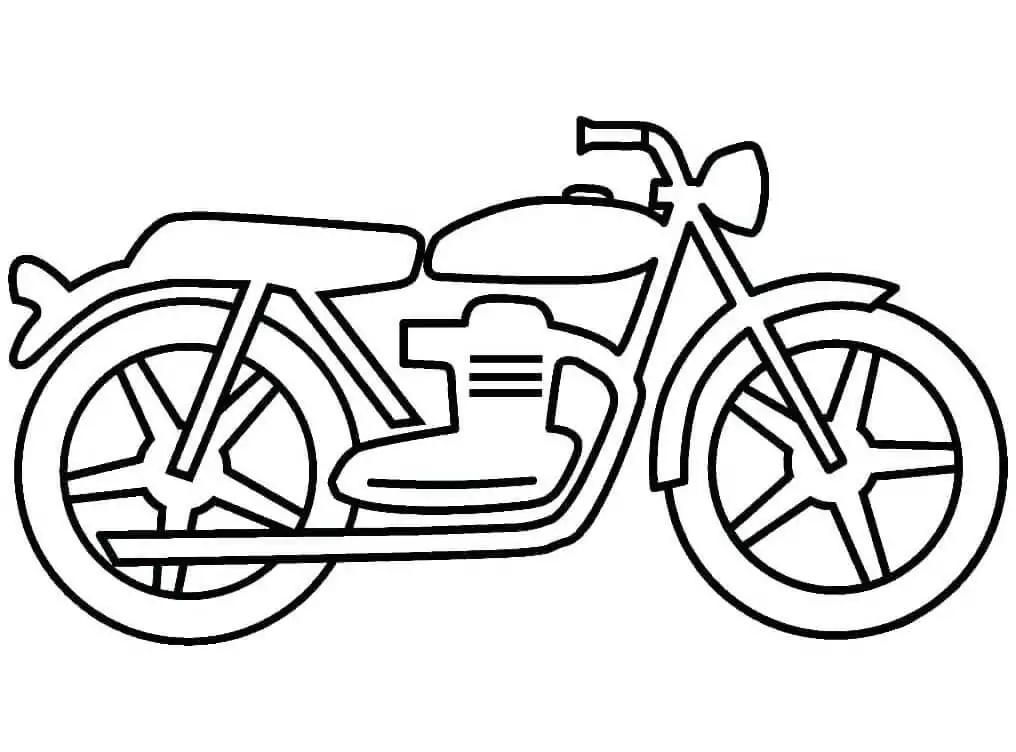 Motorrad Ausmalbilder 60