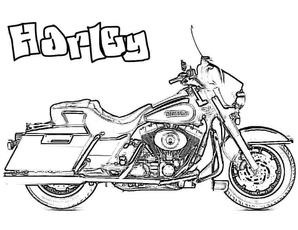Motorrad Ausmalbilder 61