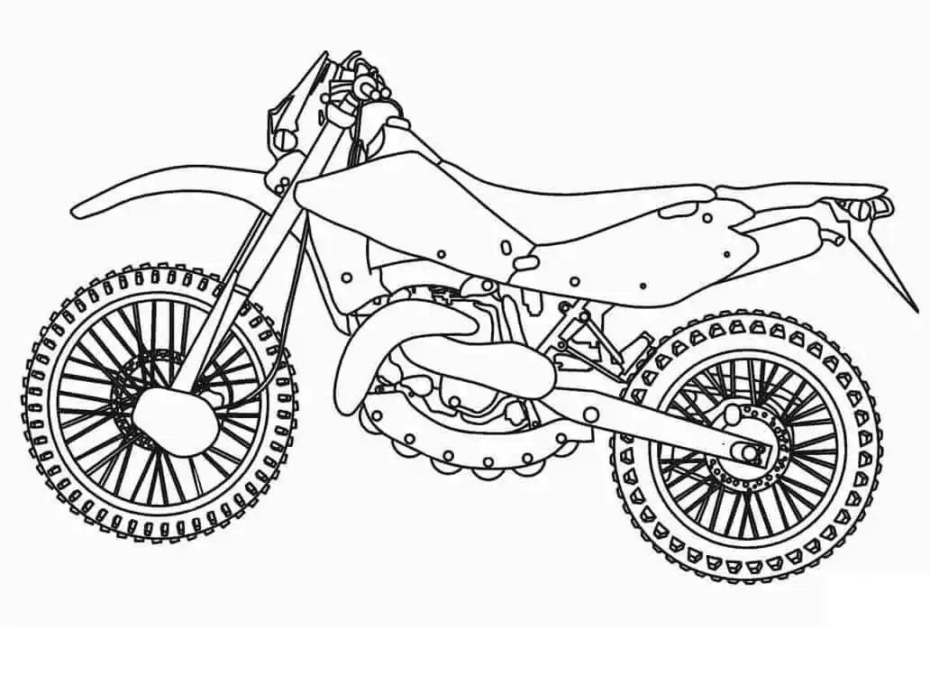 Motorrad Ausmalbilder 62