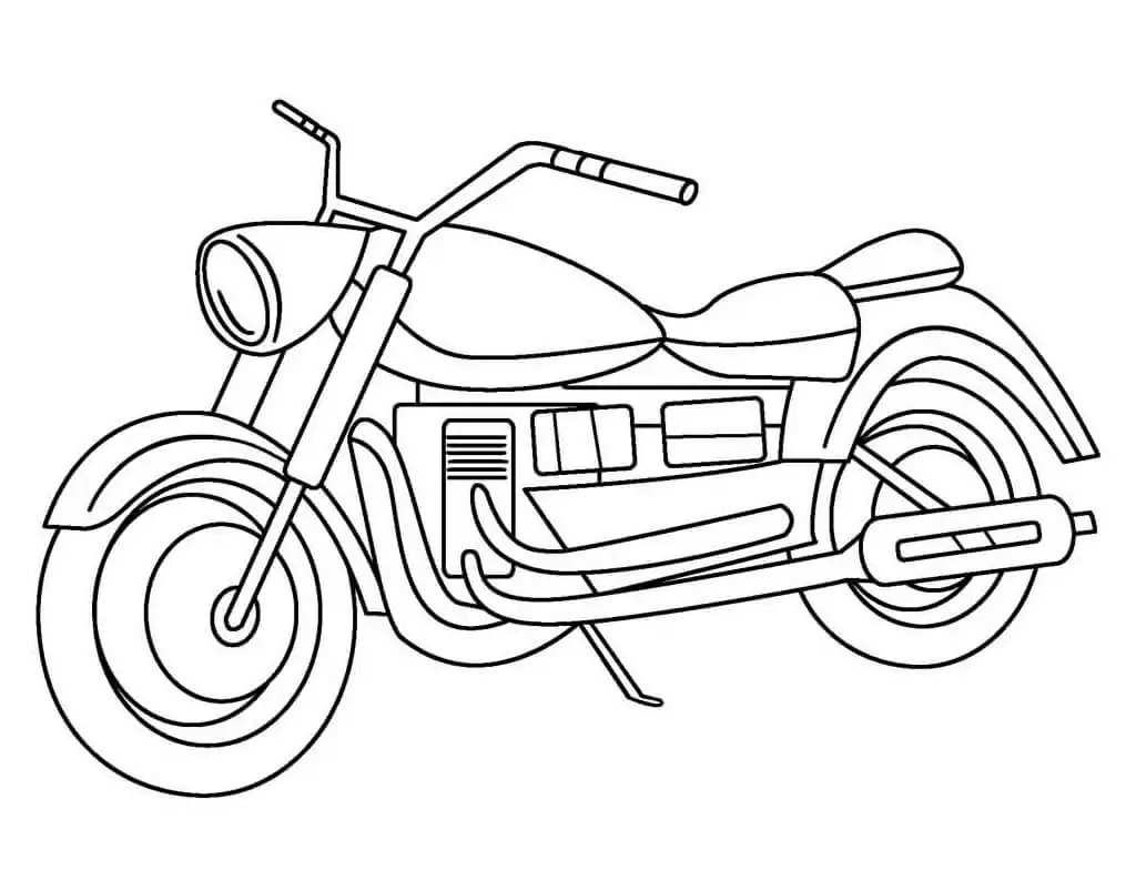 Motorrad Ausmalbilder 63