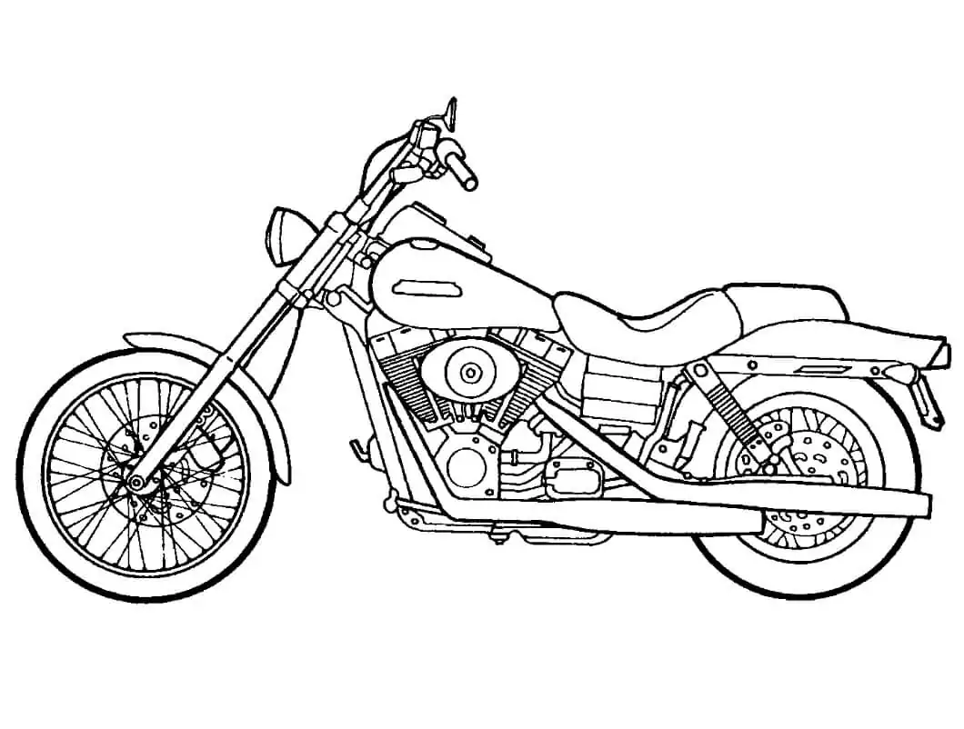 Motorrad Ausmalbilder 64