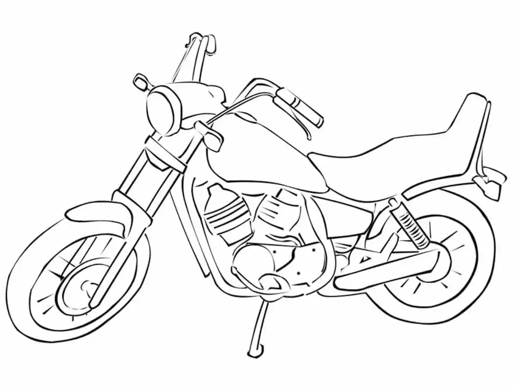 Motorrad Ausmalbilder 65