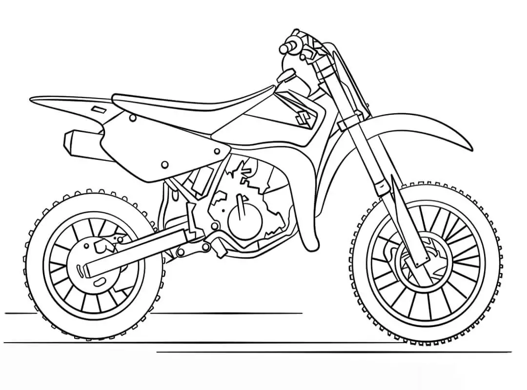 Motorrad Ausmalbilder 67