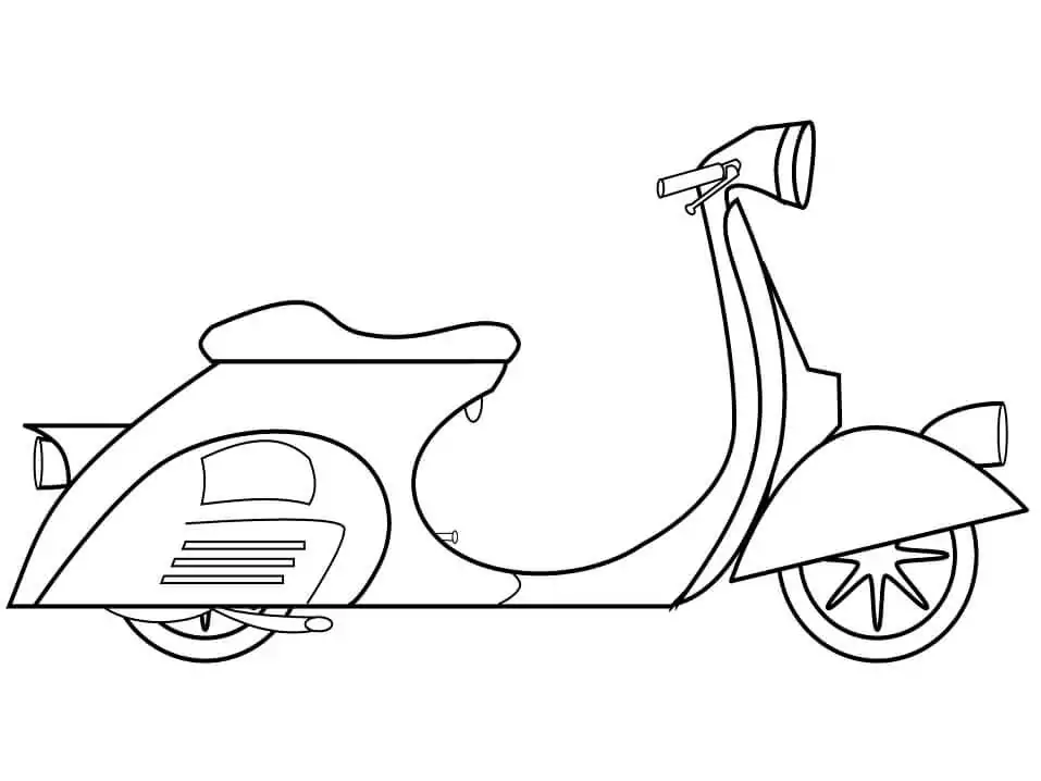 Motorrad Ausmalbilder 68