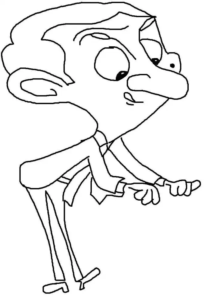 Mr. Bean Ausmalbilder