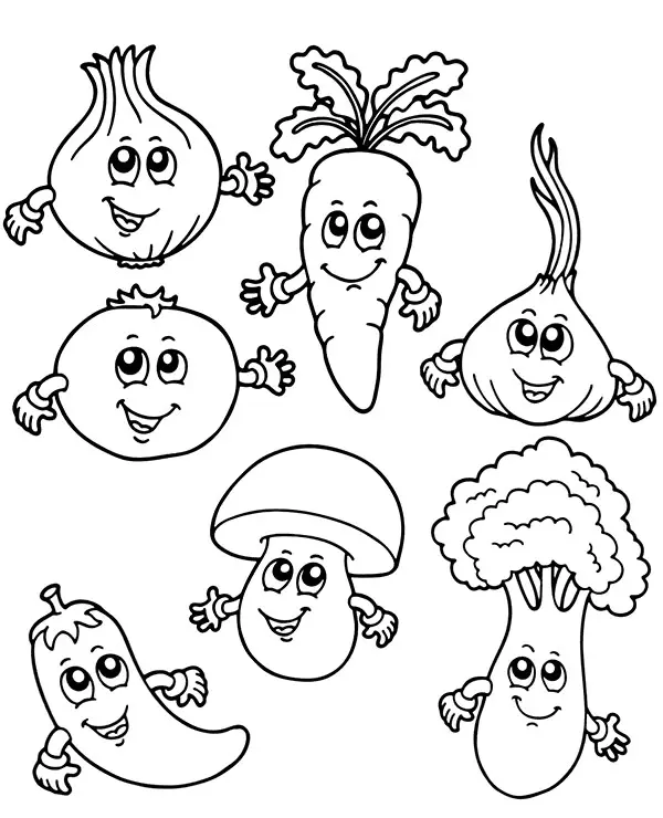 Desenhos de Cogumelos Para Colorir 20