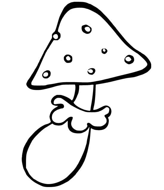 Desenhos de Cogumelos Para Colorir 68