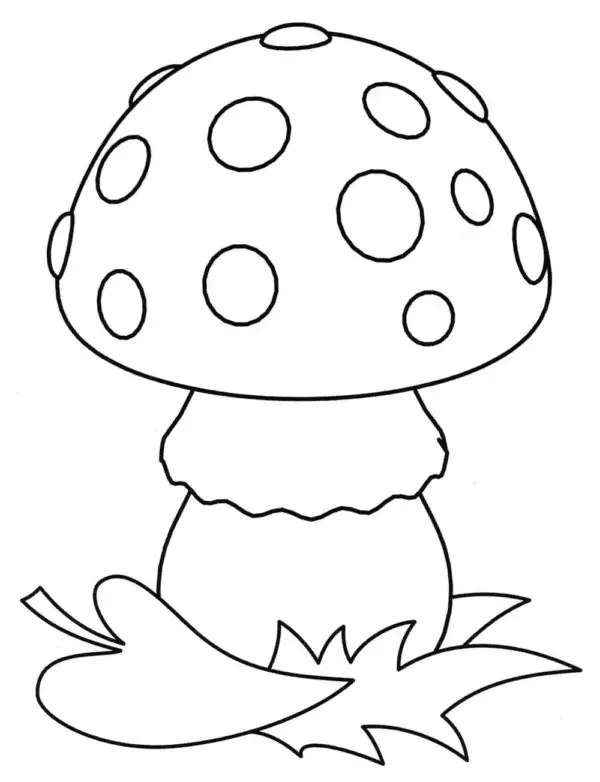 Desenhos de Cogumelos Para Colorir 92