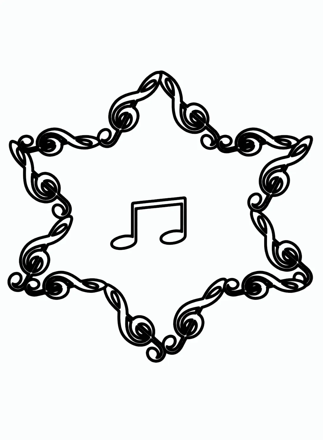 Notas Musicales Para Colorear