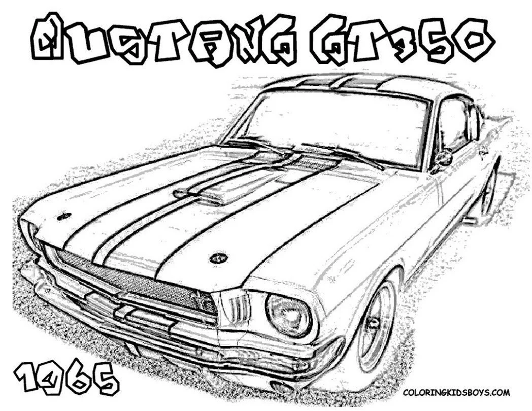 Mustang Coloring Pages 19
