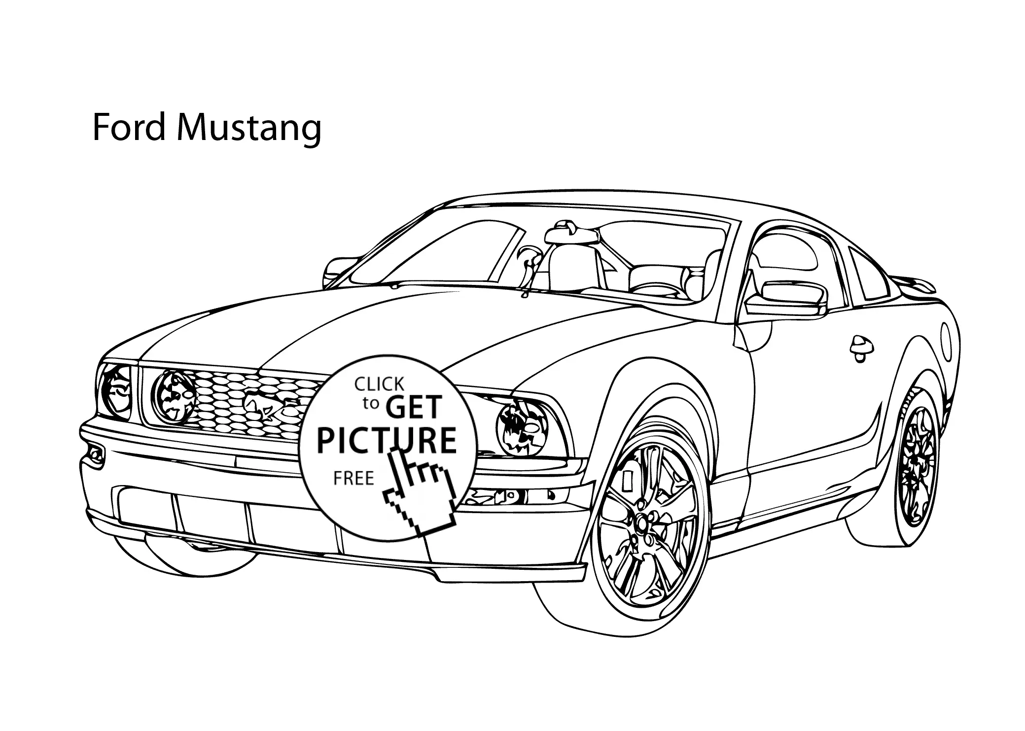 Mustang Coloring Pages 21