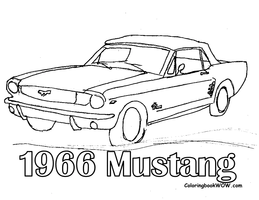 Mustang Coloring Pages 32