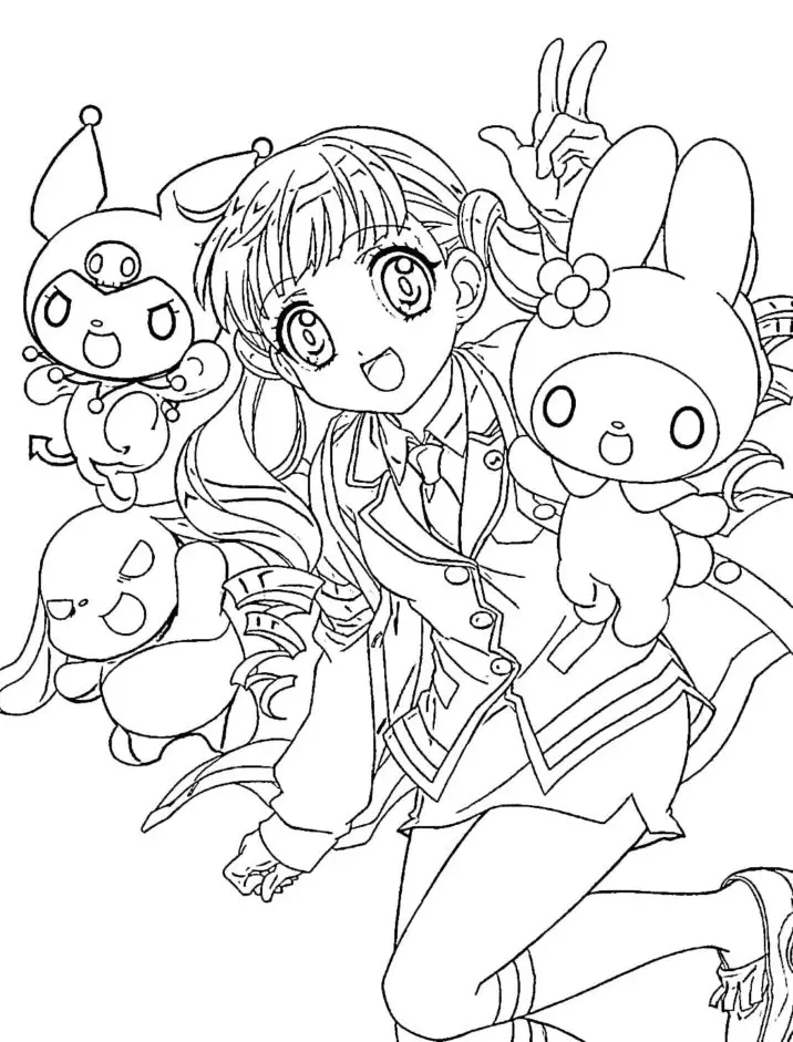 My Melody Para Colorear 14