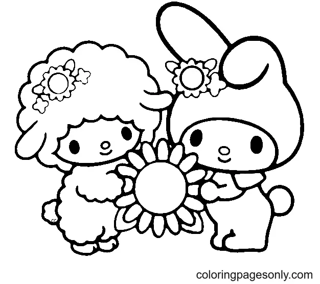 My Melody Para Colorear 15