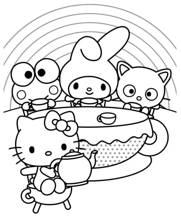 My Melody Para Colorear 2
