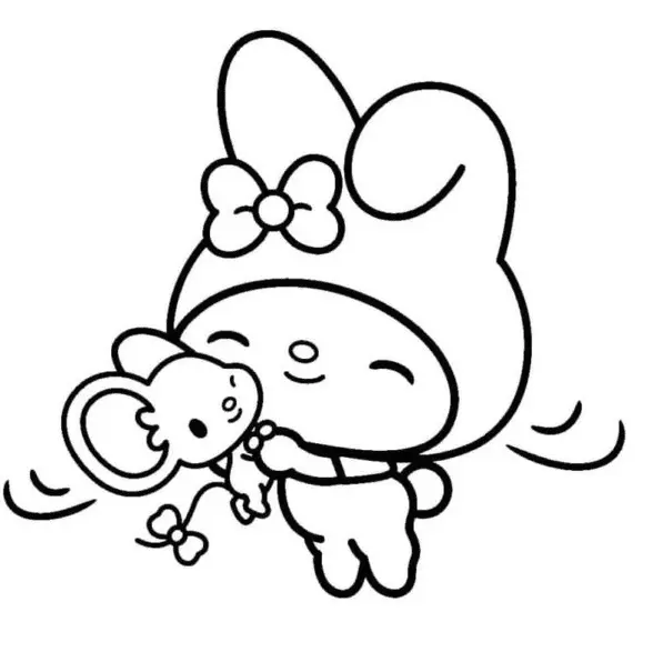 My Melody Para Colorear 23