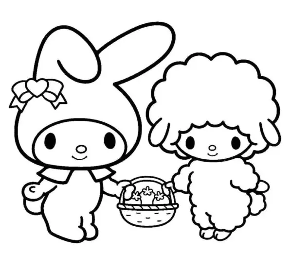 My Melody Para Colorear 24