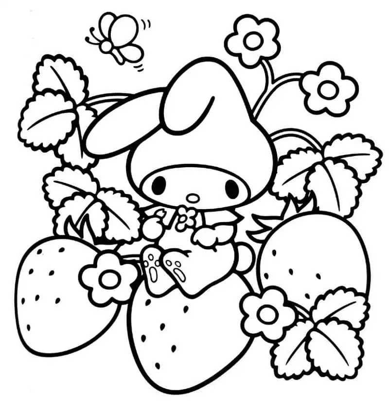 My Melody Para Colorear 25