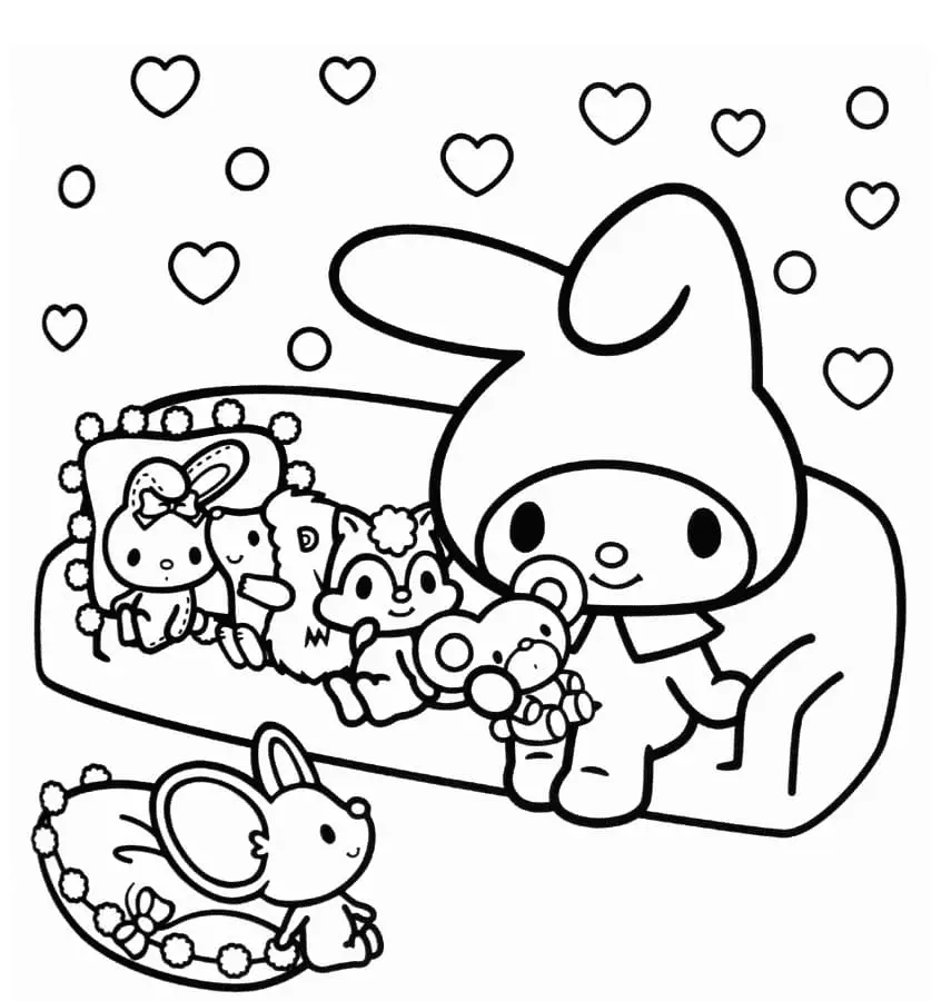 My Melody Para Colorear 36