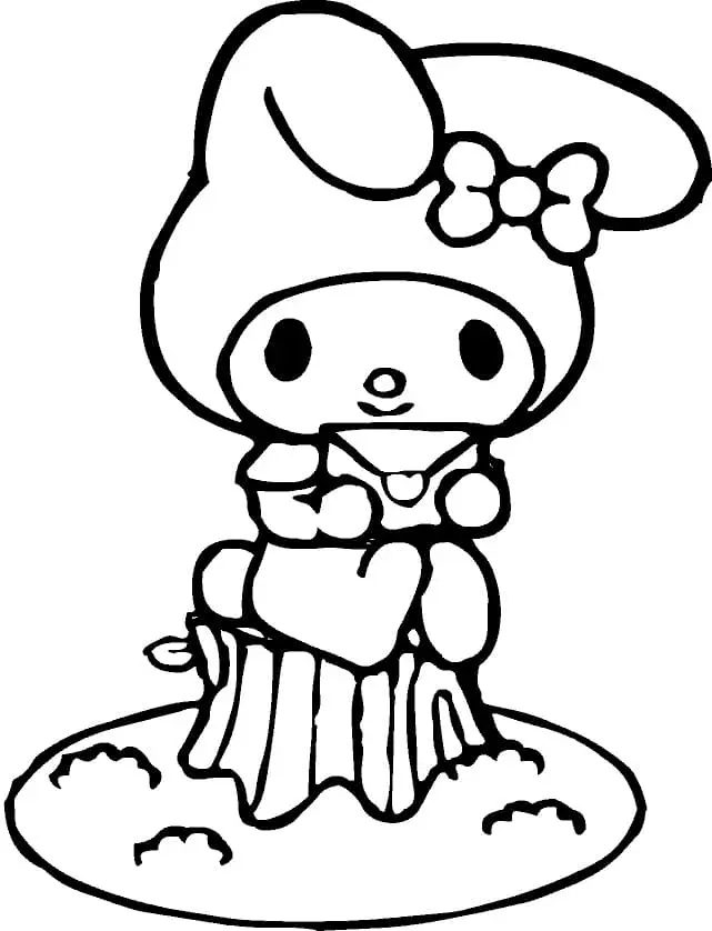 My Melody Para Colorear 48
