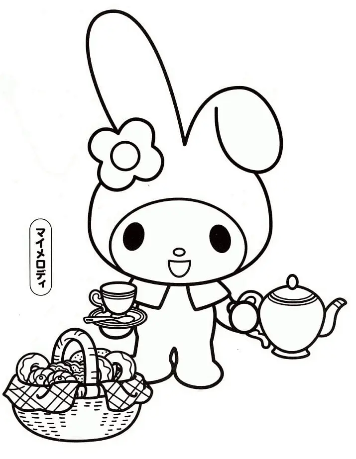 My Melody Para Colorear 50