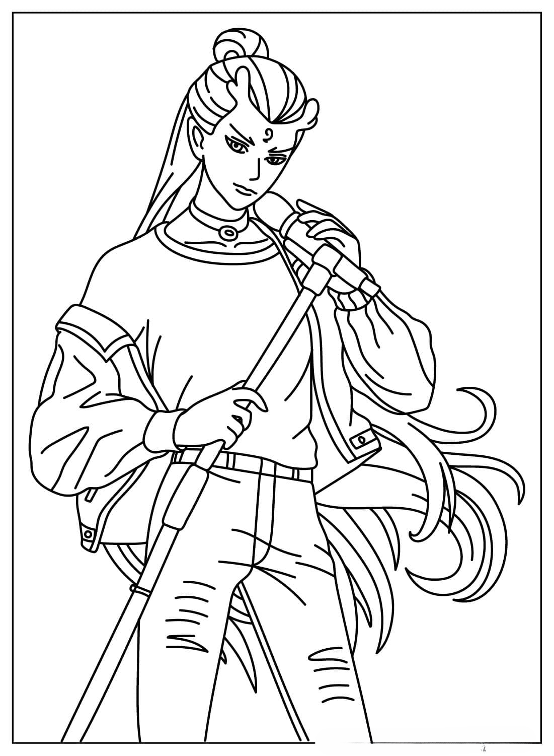 Ne Zha Para Colorir 9