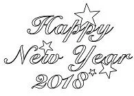 Neujahrs Ausmalbilder 132
