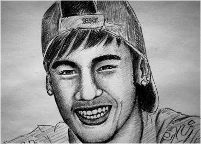 Neymar Para Colorear