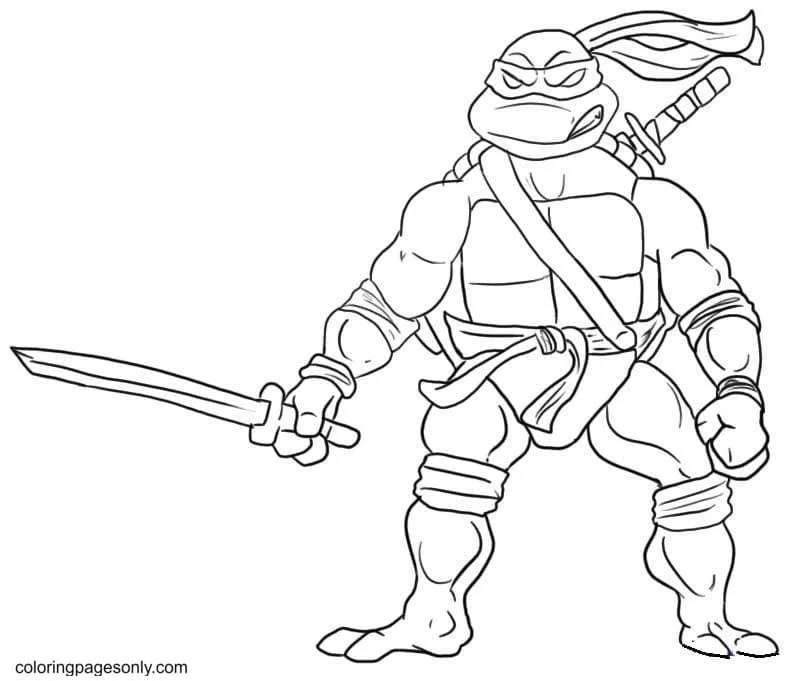 Ninja Para Colorear 14