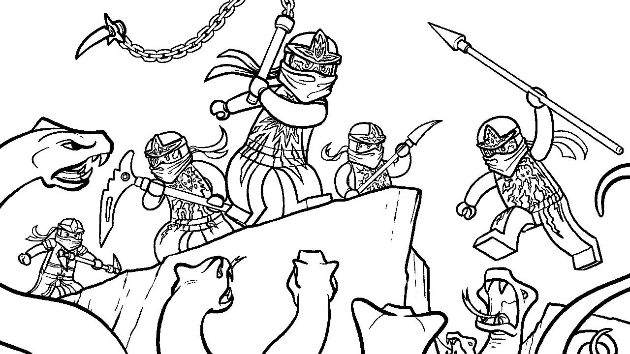 Desenhos de Ninjago Para Colorir 25