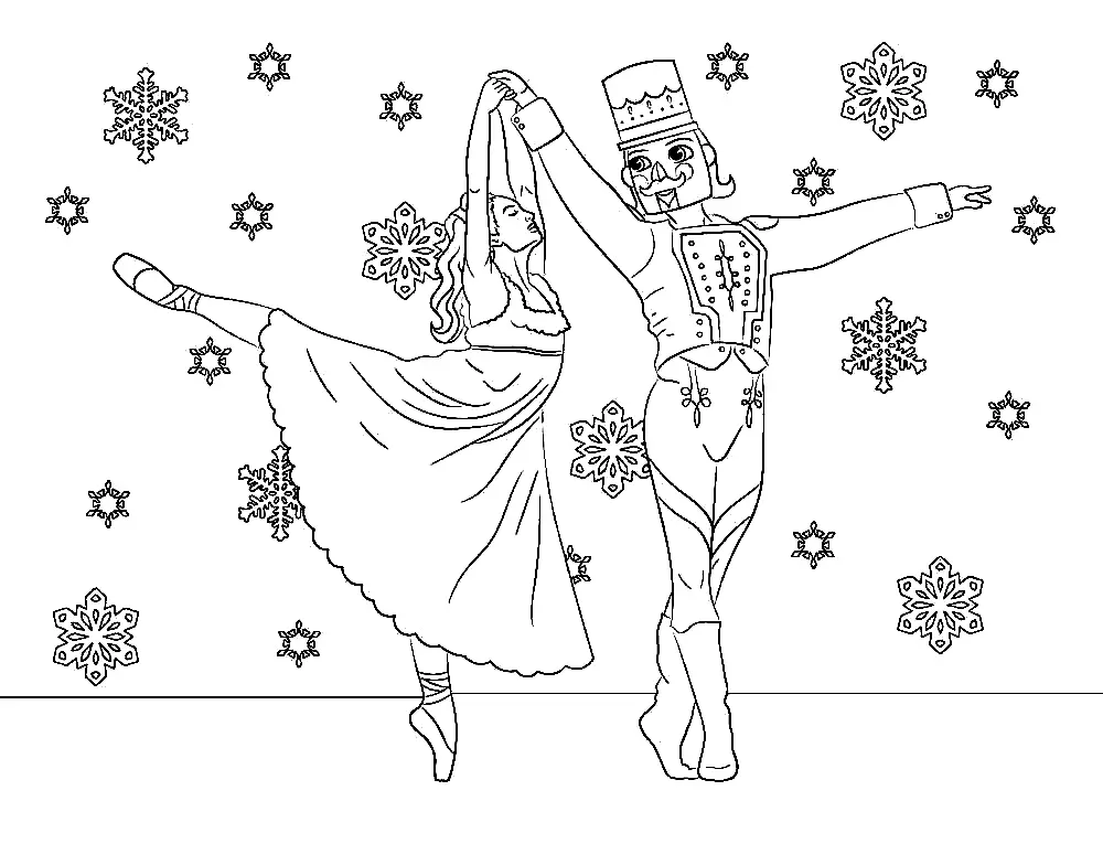 Nutcracker Coloring Pages 4