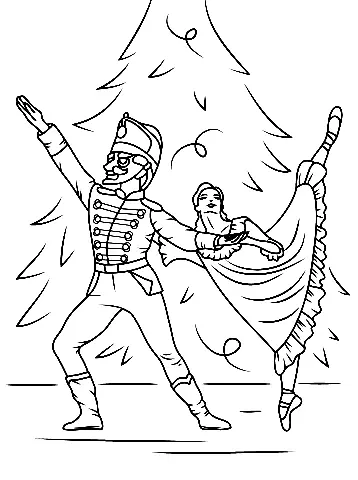 Nutcracker Coloring Pages 6